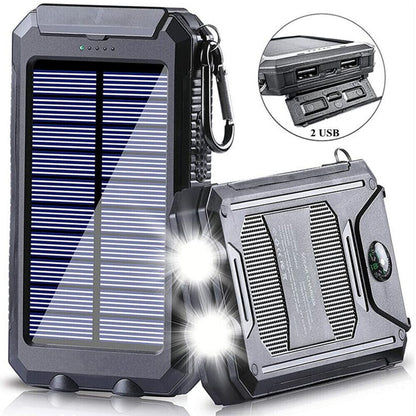 2023 Super USB Portable Charger Solar Power Bank for Cell Phone