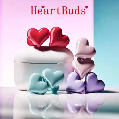 High Quality Bluetooth 5.3 Wireless Headphones Heart Shaped Earphones Woman Headset in Ear Earbuds Girl Gift